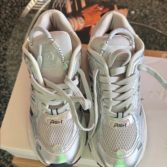 Ash Metallic Silver Sneakers - Picture 3 of 10